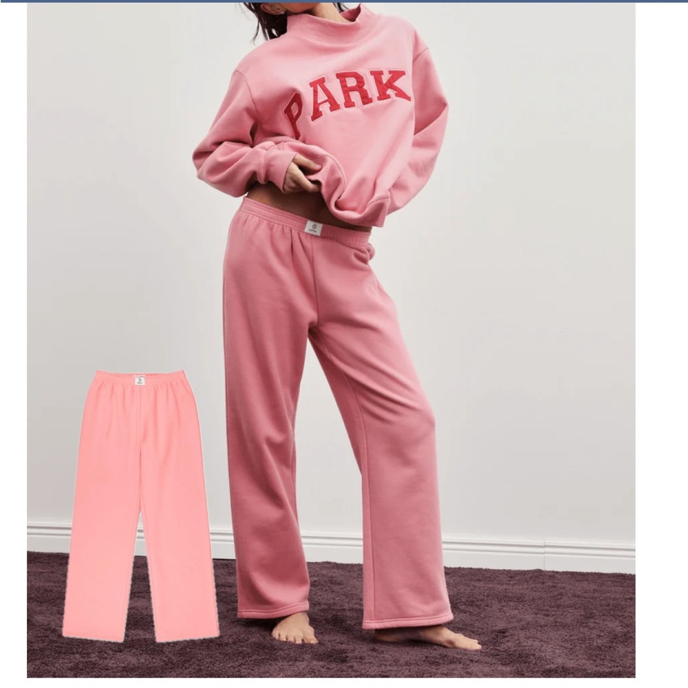 Bubblegum boxer sweat pants
